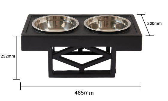 Adjustable Height Slow-Feeder for Dogs