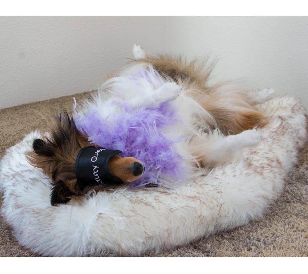 Deluxe Faux Fur Dog Mat for Large Breeds