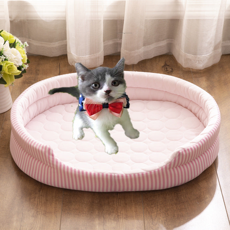 All-Season Ice Silk Pet Mat
