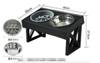 Adjustable Height Slow-Feeder for Dogs
