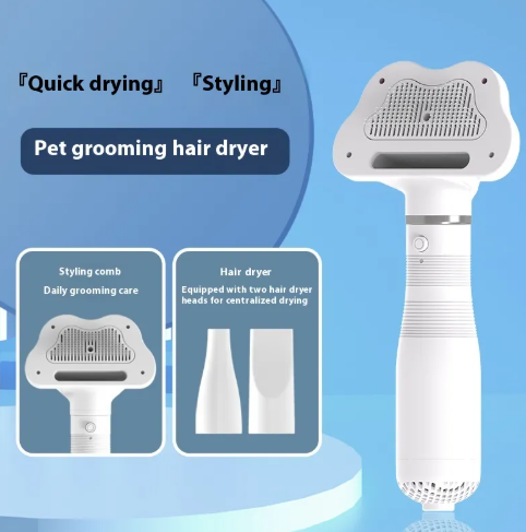 Dual Pet Dryer & De-Fur