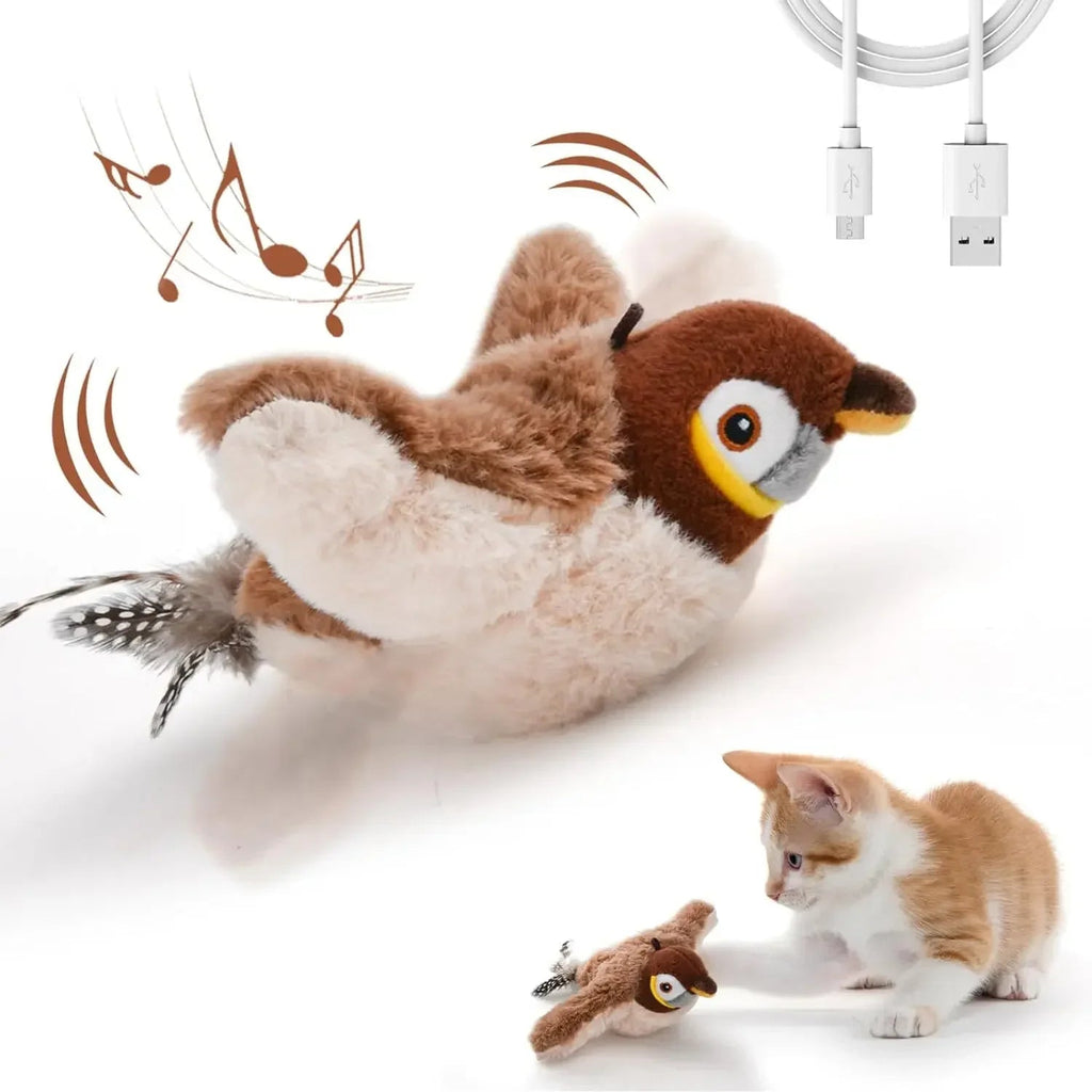 Feline Fun Bird Toy