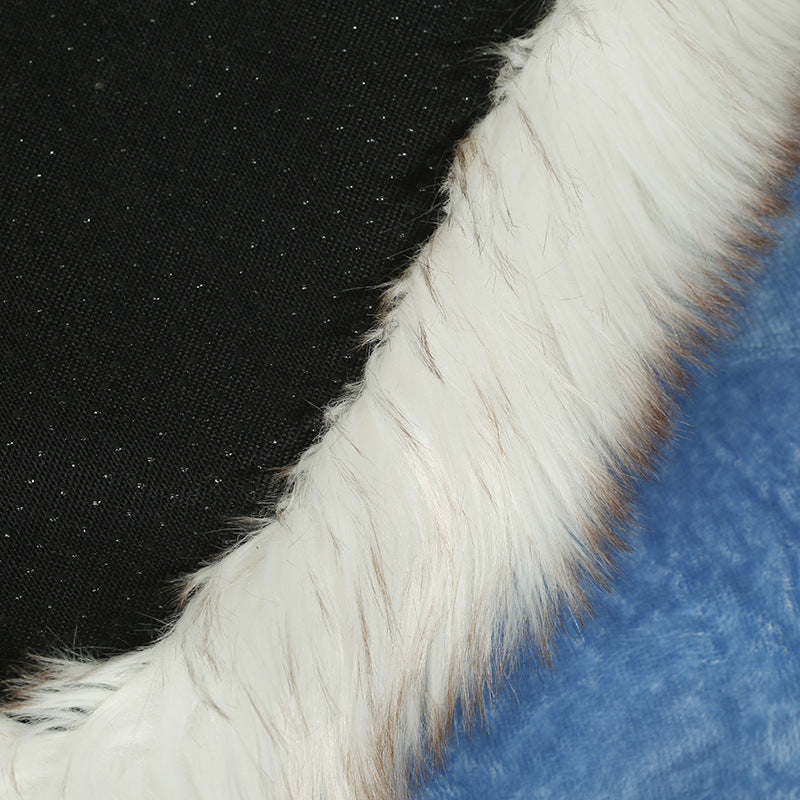 Deluxe Faux Fur Dog Mat for Large Breeds