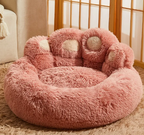 Cozy Fleece Dog Lounger
