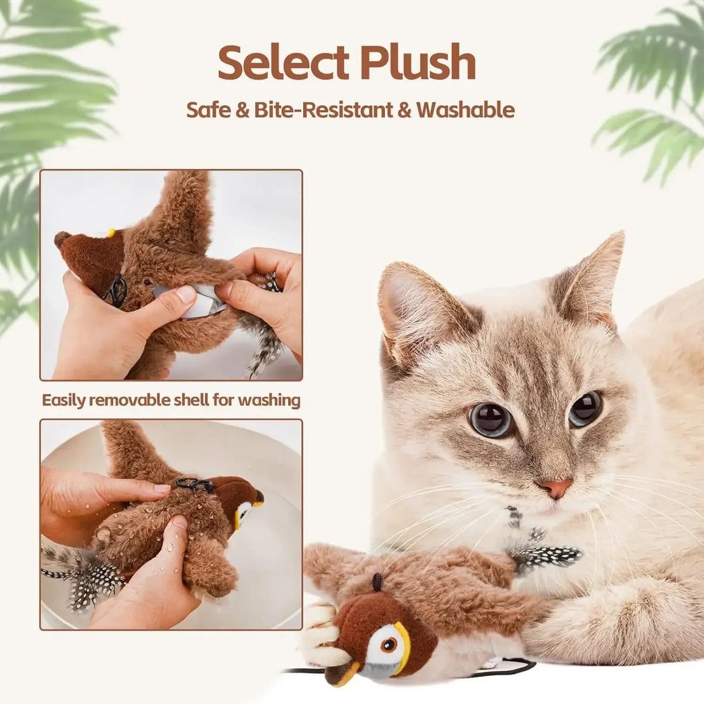 Feline Fun Bird Toy