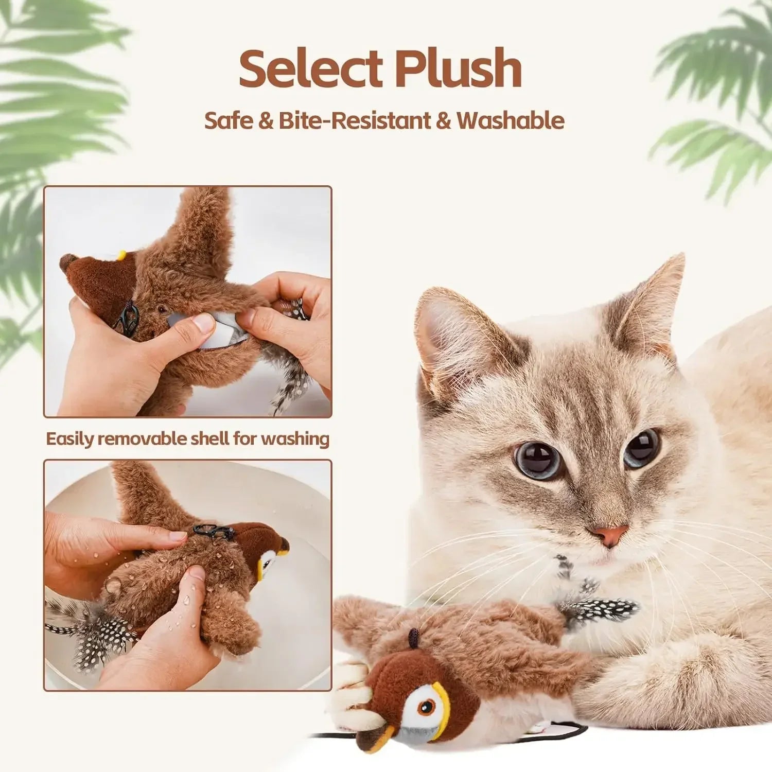 Feline Fun Bird Toy
