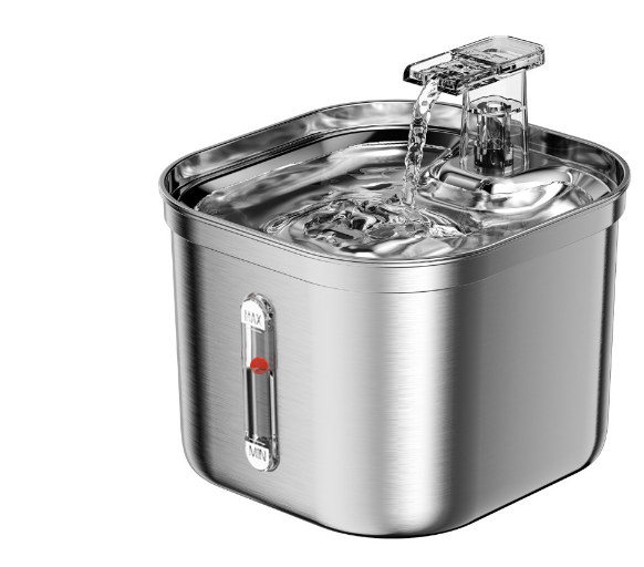 2.2L Stainless Pet Hydration Fountain with Filters