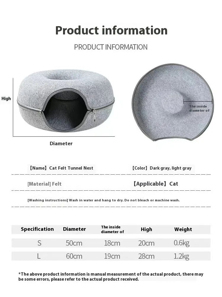 Cozy Cat Donut Hideaway