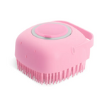Pet Grooming Brush with Shampoo Dispenser