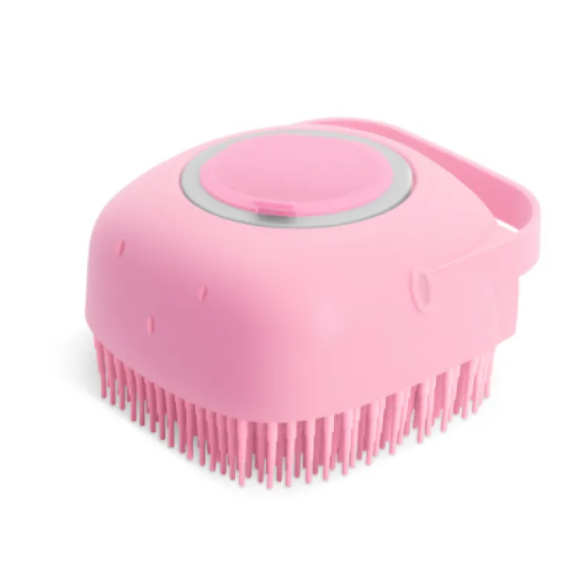 Pet Grooming Brush with Shampoo Dispenser
