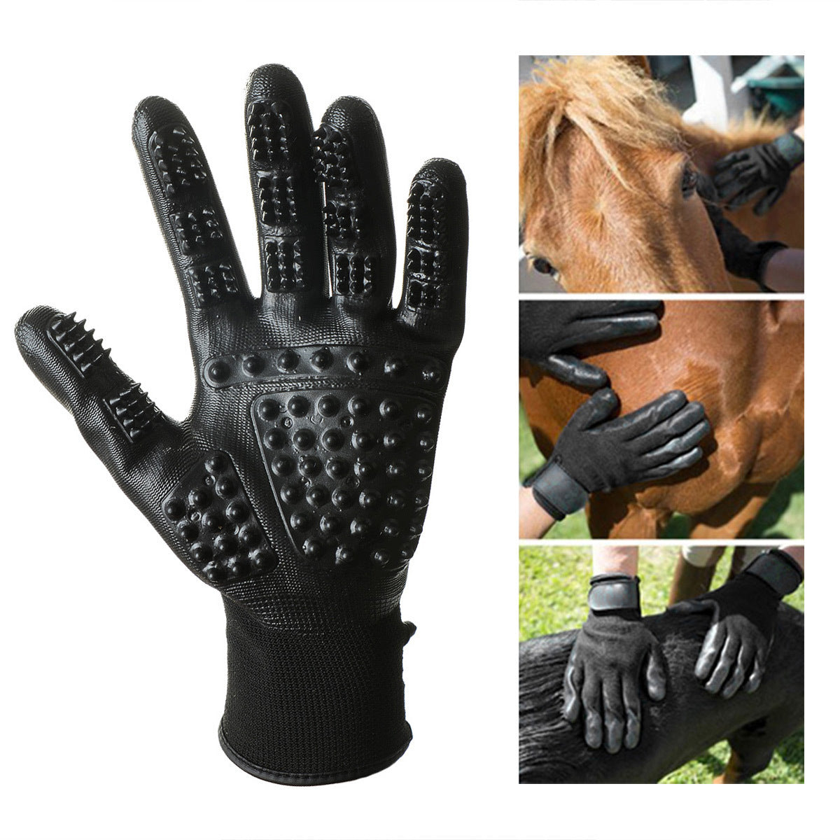 Pet Care Massage Gloves