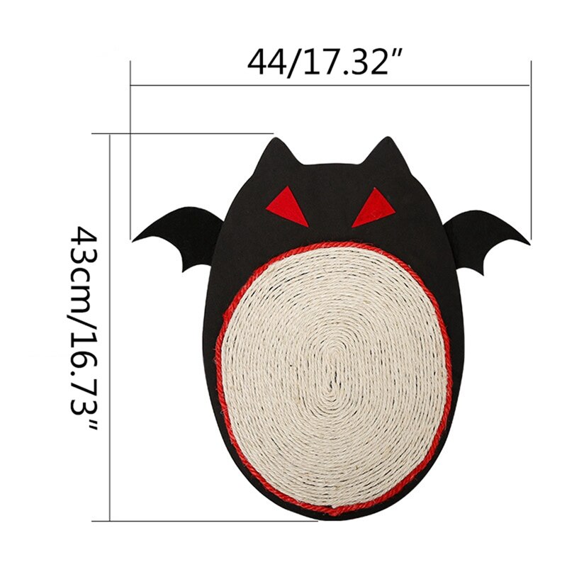 Spooky Bat Cat Scratching Lounge