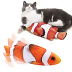 HAOZAIKEJI Floppy Fish Frenzy Cat Toy