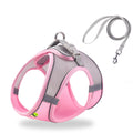 Soft & Secure Cat Harness with Leash, Pink XS