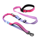 Tactical Bungee Dog Leash with Car Safety Buckle
