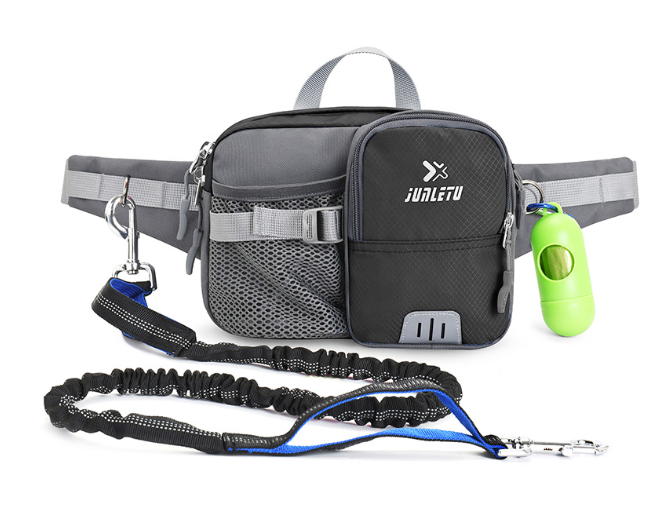 Active-Wear Dog Leash with Waist Pack