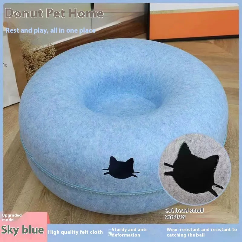 Cozy Cat Donut Hideaway