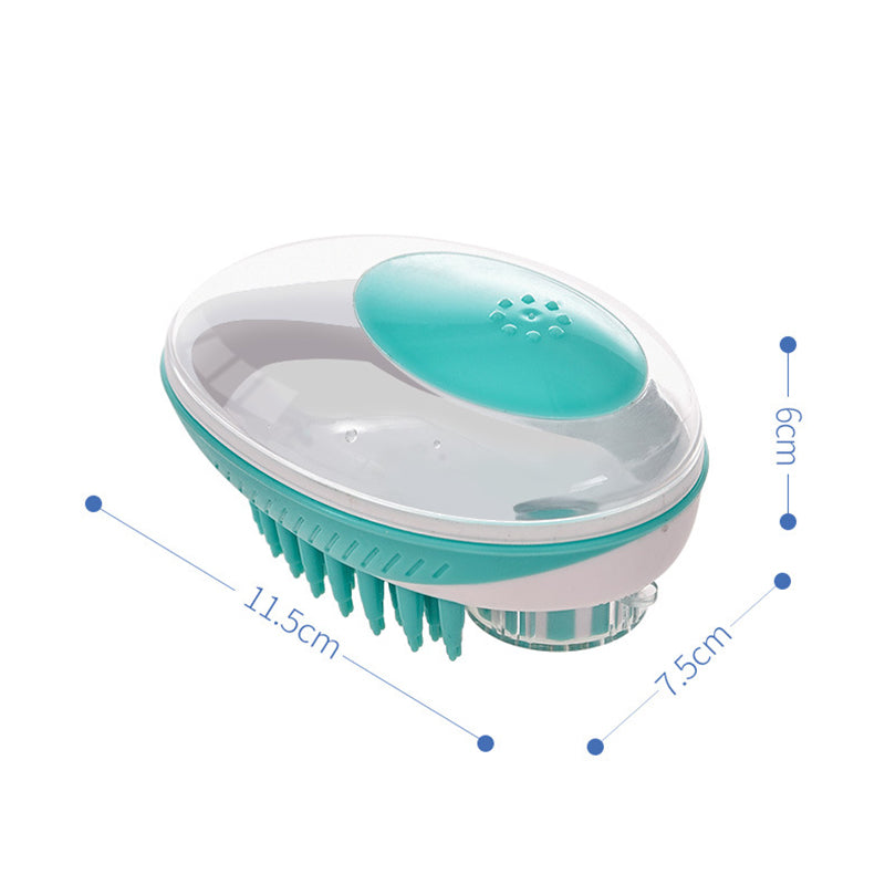 Dual Pet Grooming and Bath Brush