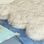 Deluxe Faux Fur Dog Mat for Large Breeds