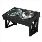 Adjustable Height Slow-Feeder for Dogs