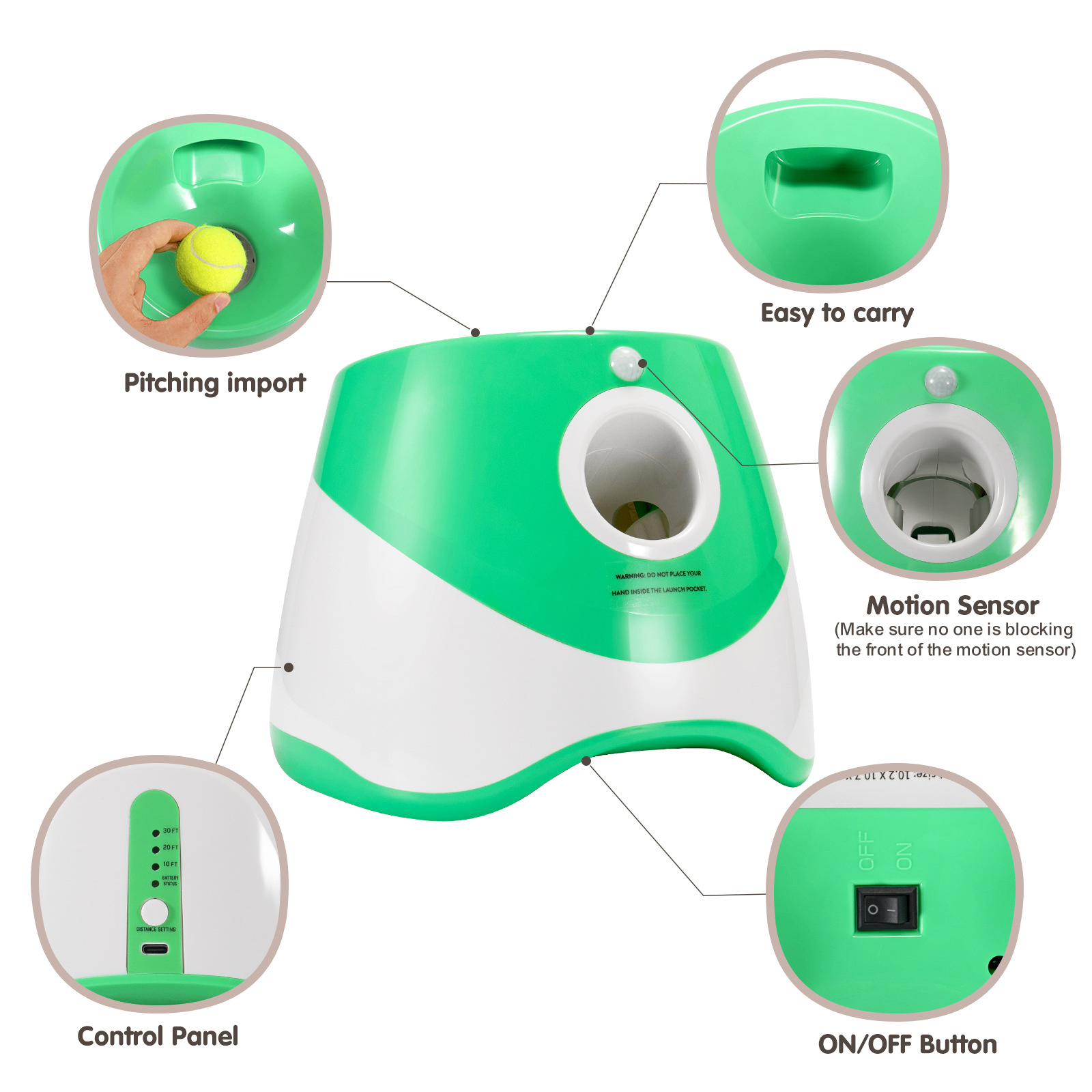 Fetch-A-Ball: Automatic Dog Ball Launcher