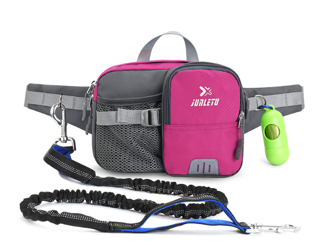 Active-Wear Dog Leash with Waist Pack