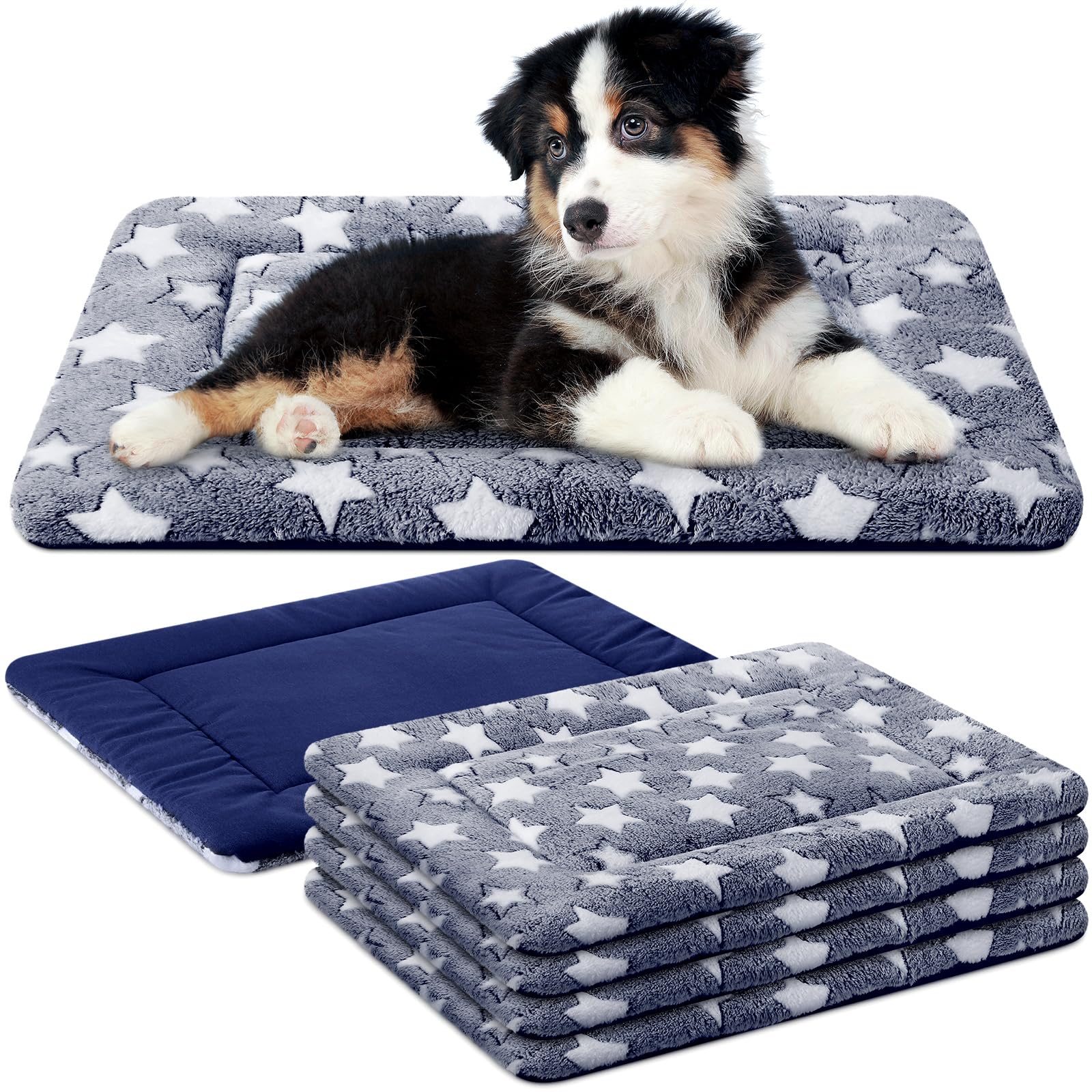 PoochPad Plus 4-Pack - Machine Washable Reversible Pet Mats