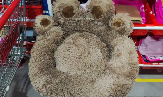 Cozy Fleece Dog Lounger