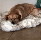 Deluxe Faux Fur Dog Mat for Large Breeds