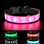BrightPaw LED Dog Collar 3D - USB Rechargeable